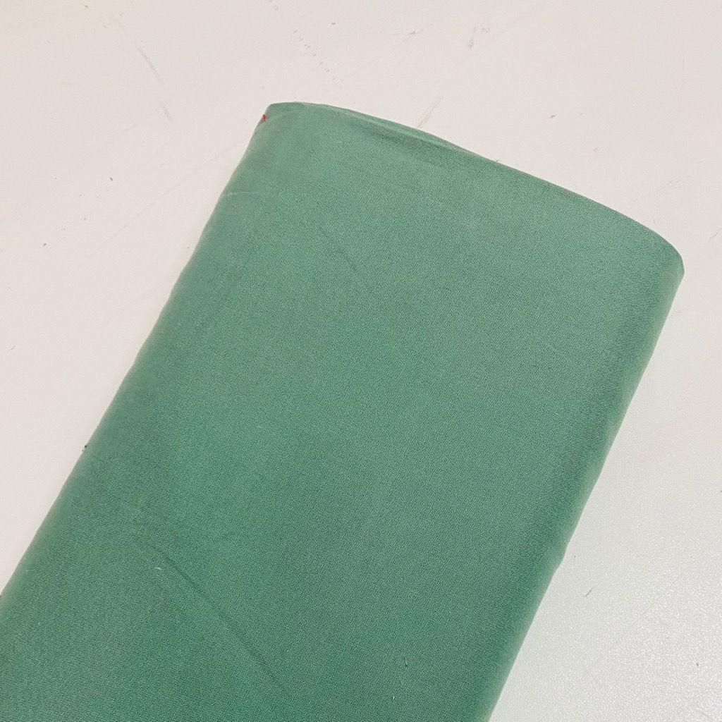 Popelín Liso Verde Empolvado - Imagen 3