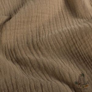 Muselina Camel Oscuro