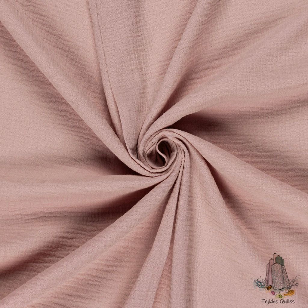 Muselina Rosa Empolvado - Imagen 2