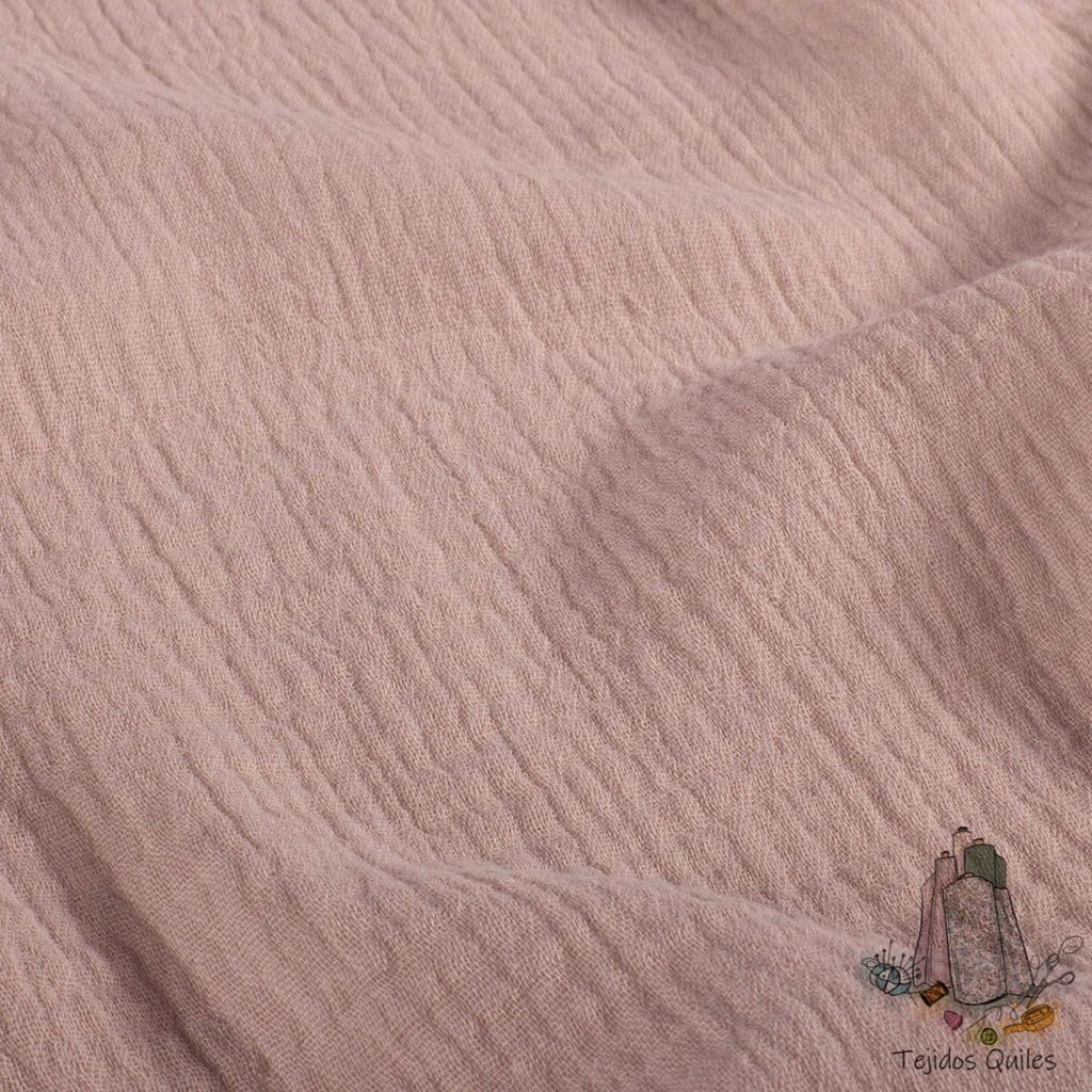 Muselina Rosa Empolvado