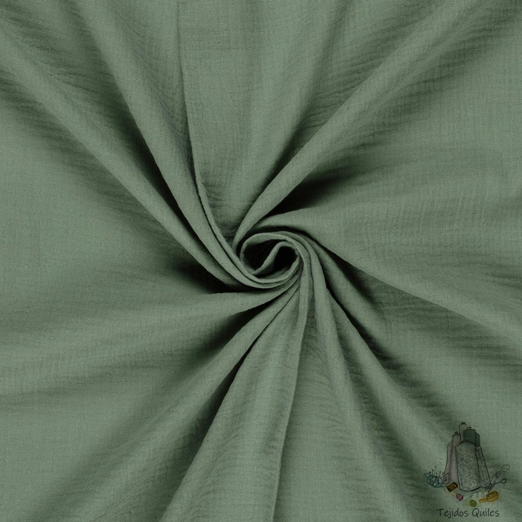 Muselina Verde Viejo - Imagen 2