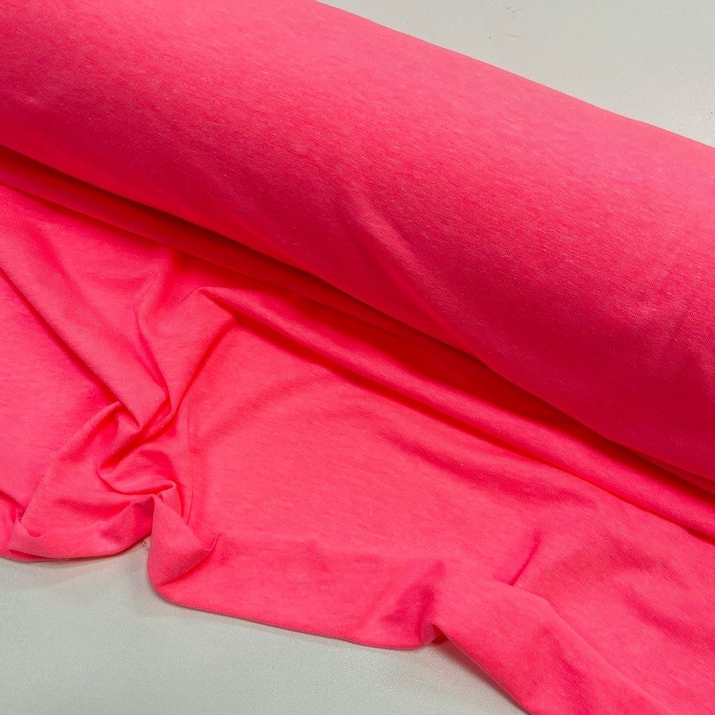 Punto Jersey Flúor Rosa