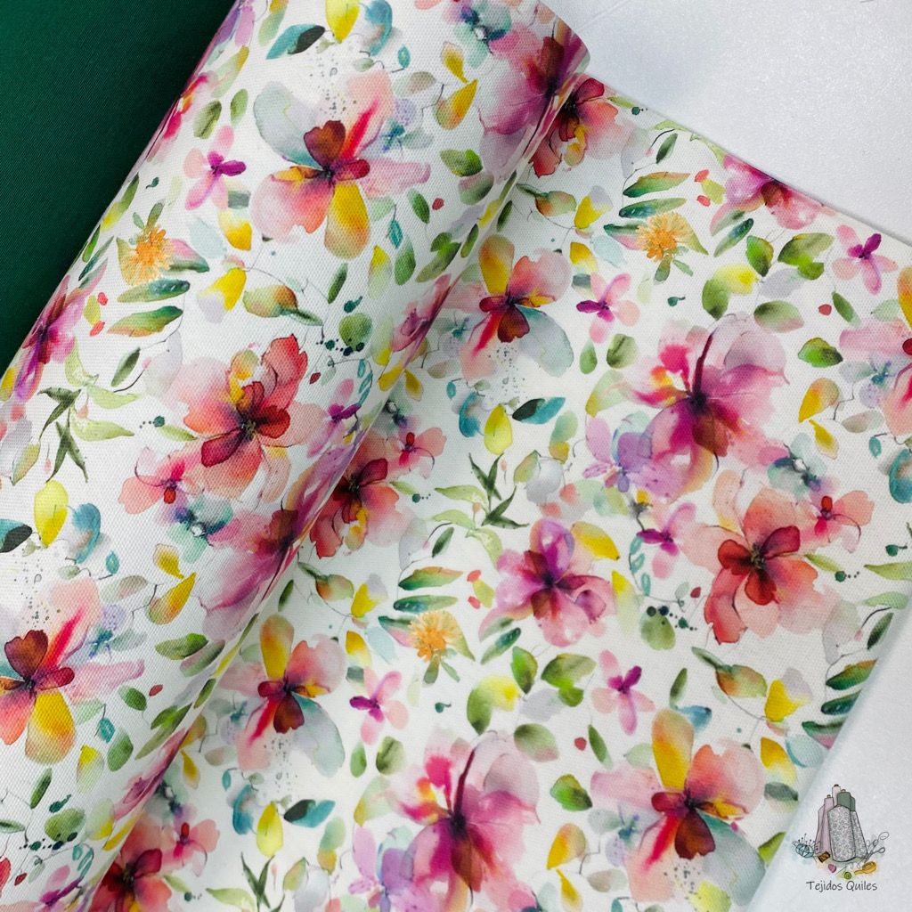 Half Panamá Flor Multicolor
