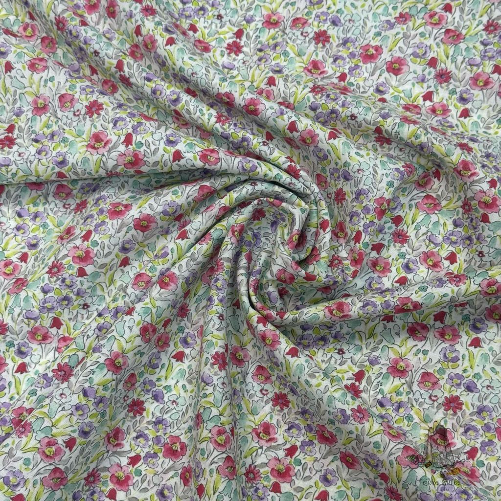 Popelín Liberty Pol Fresa - Imagen 3