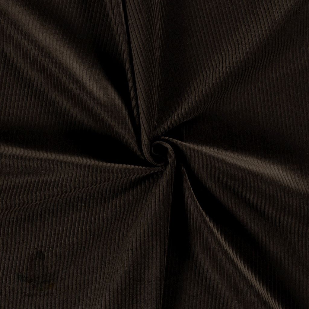 Pana Algodón Marrón Oscuro - Imagen 2