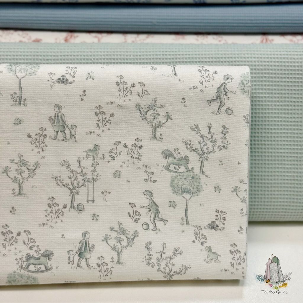 Toile de Jouy Mint
