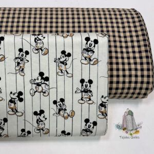 Popelín Mickey Retro