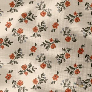 Muselina Flor Big V/T Otoño