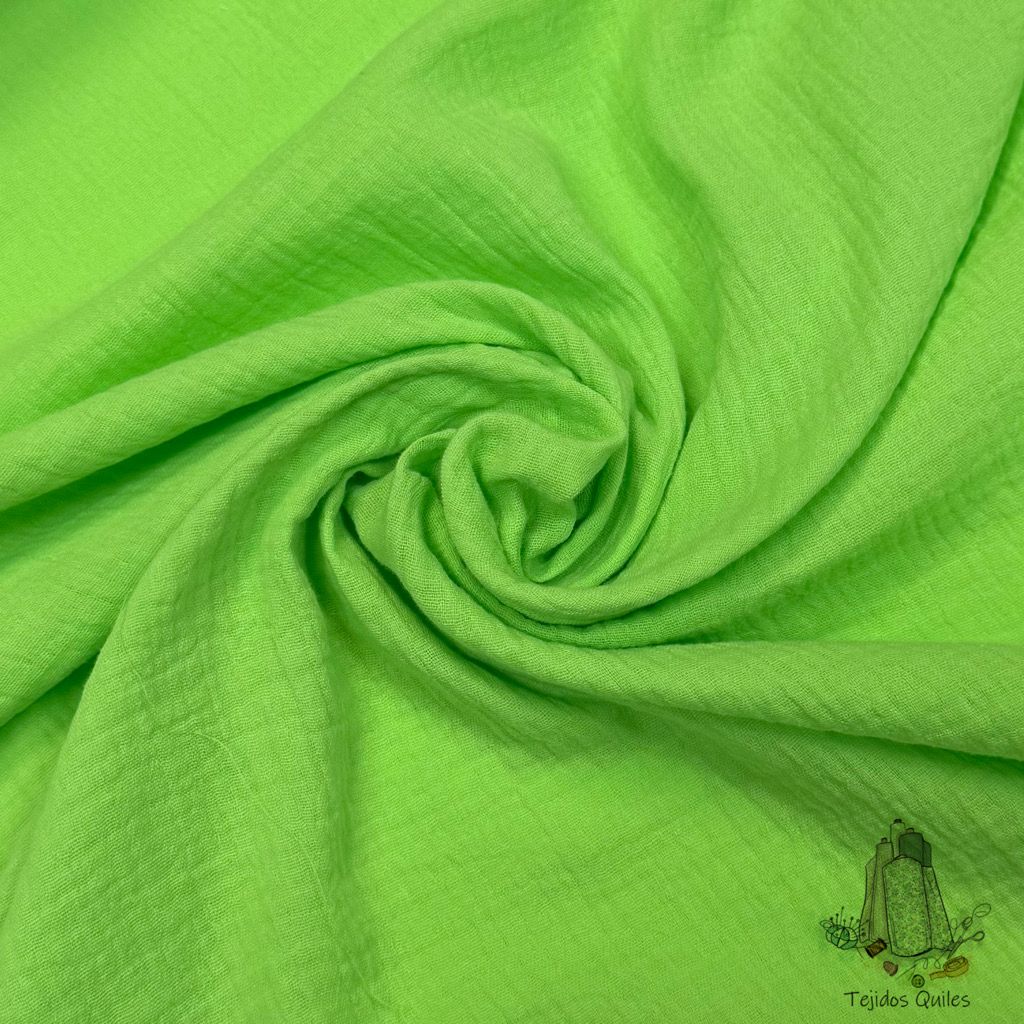 Muselina Flúor Verde - Imagen 2