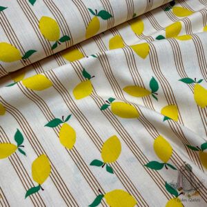 Popelín Limones
