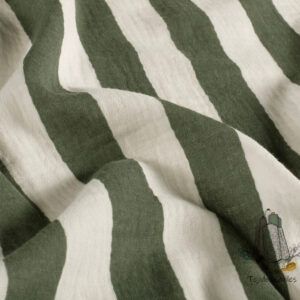 Muselina Rayas Verde