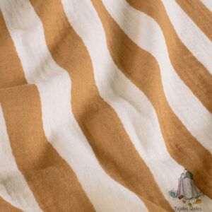 Muselina Rayas Camel