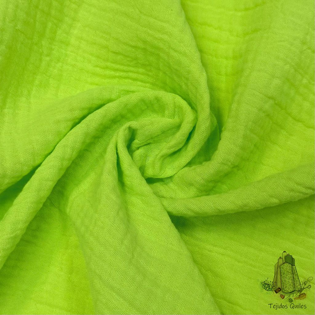Muselina Flúor Amarillo - Imagen 2