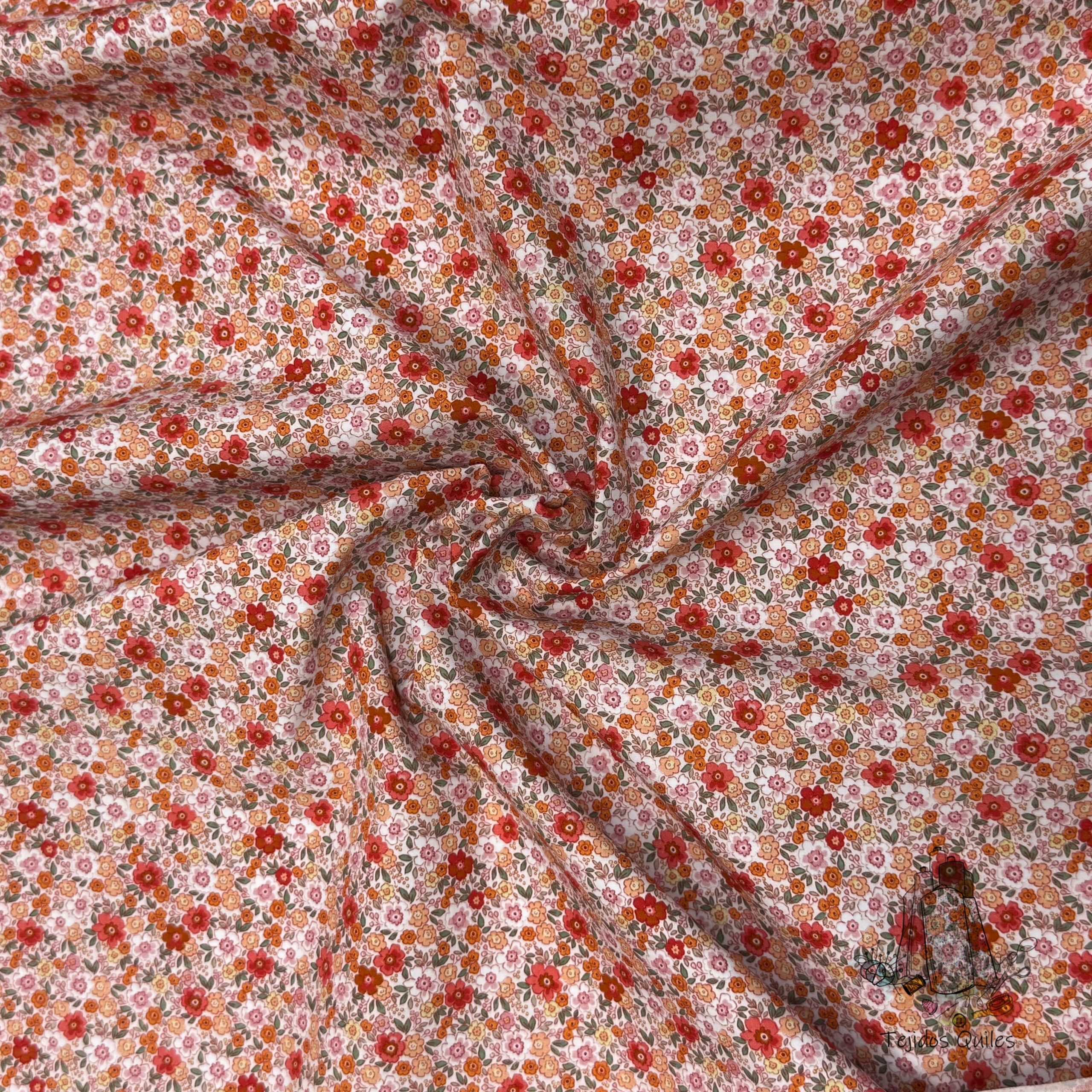 Popelín Liberty Lola Rojo - Imagen 2