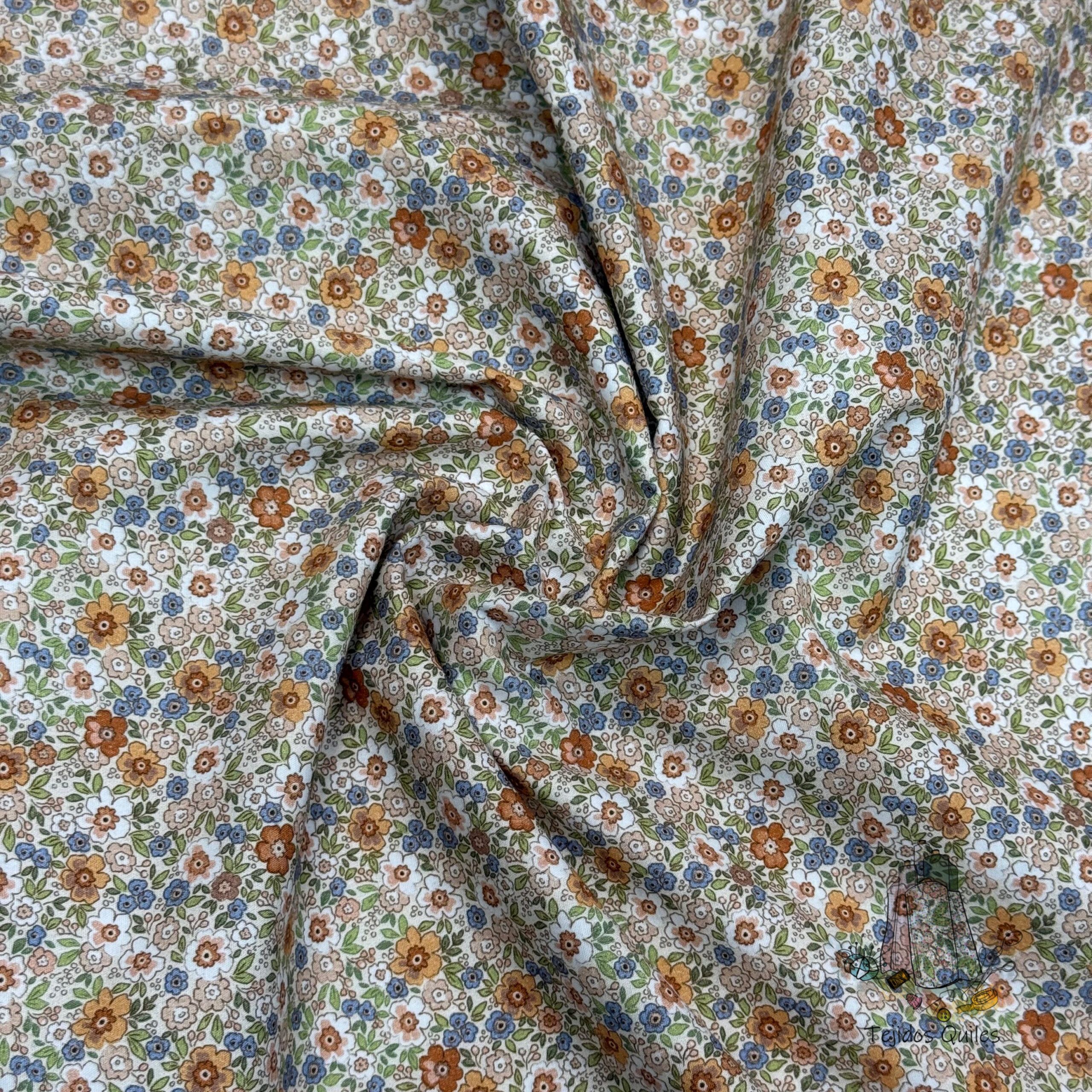 Popelín Liberty Lola Camel - Imagen 3