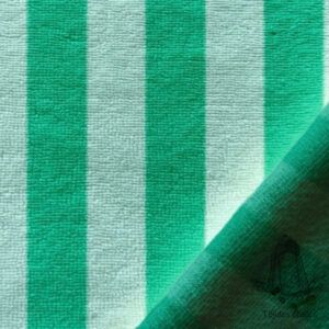Felpa Bambú Rayas Verdes y Mint