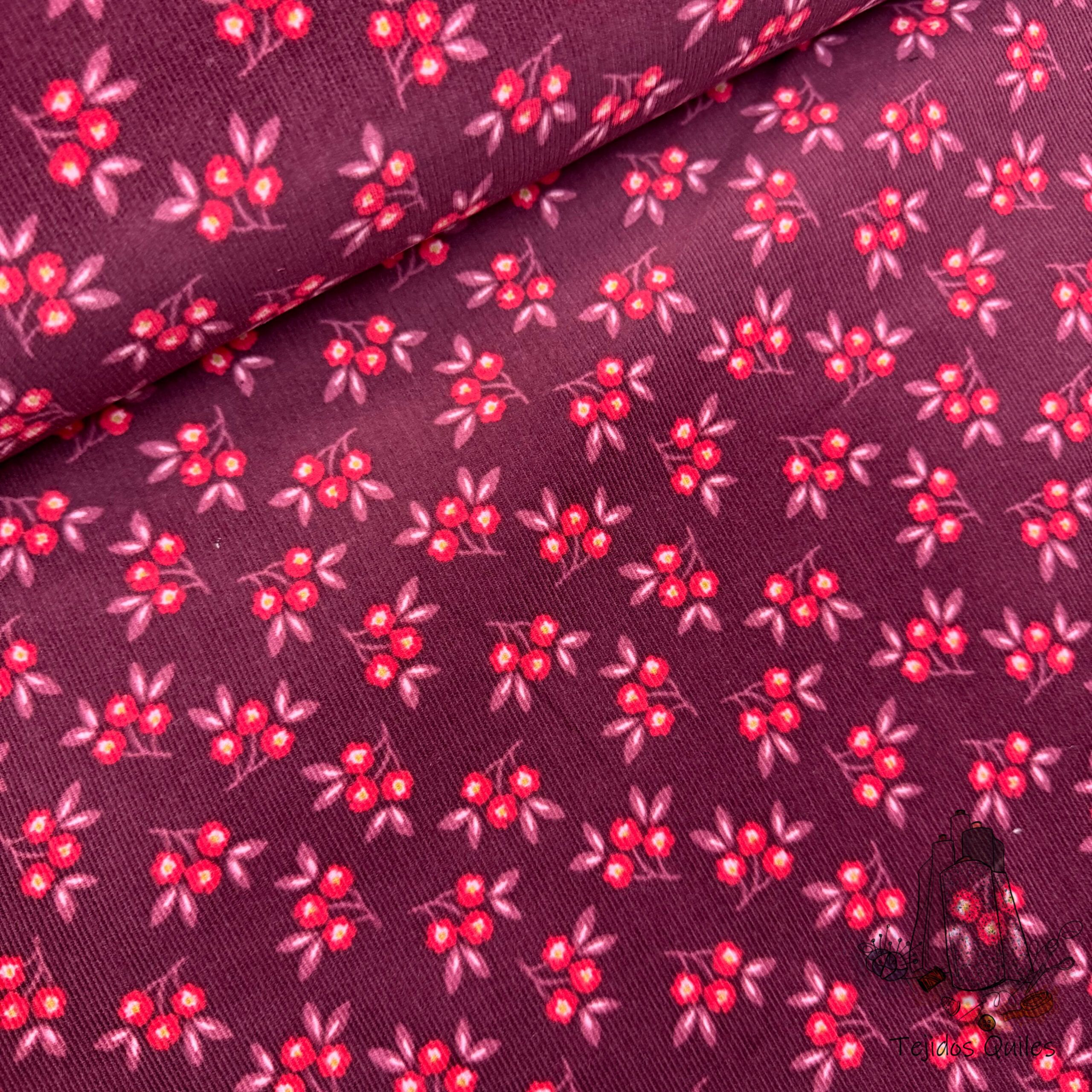 Micropana Flor Burdeos