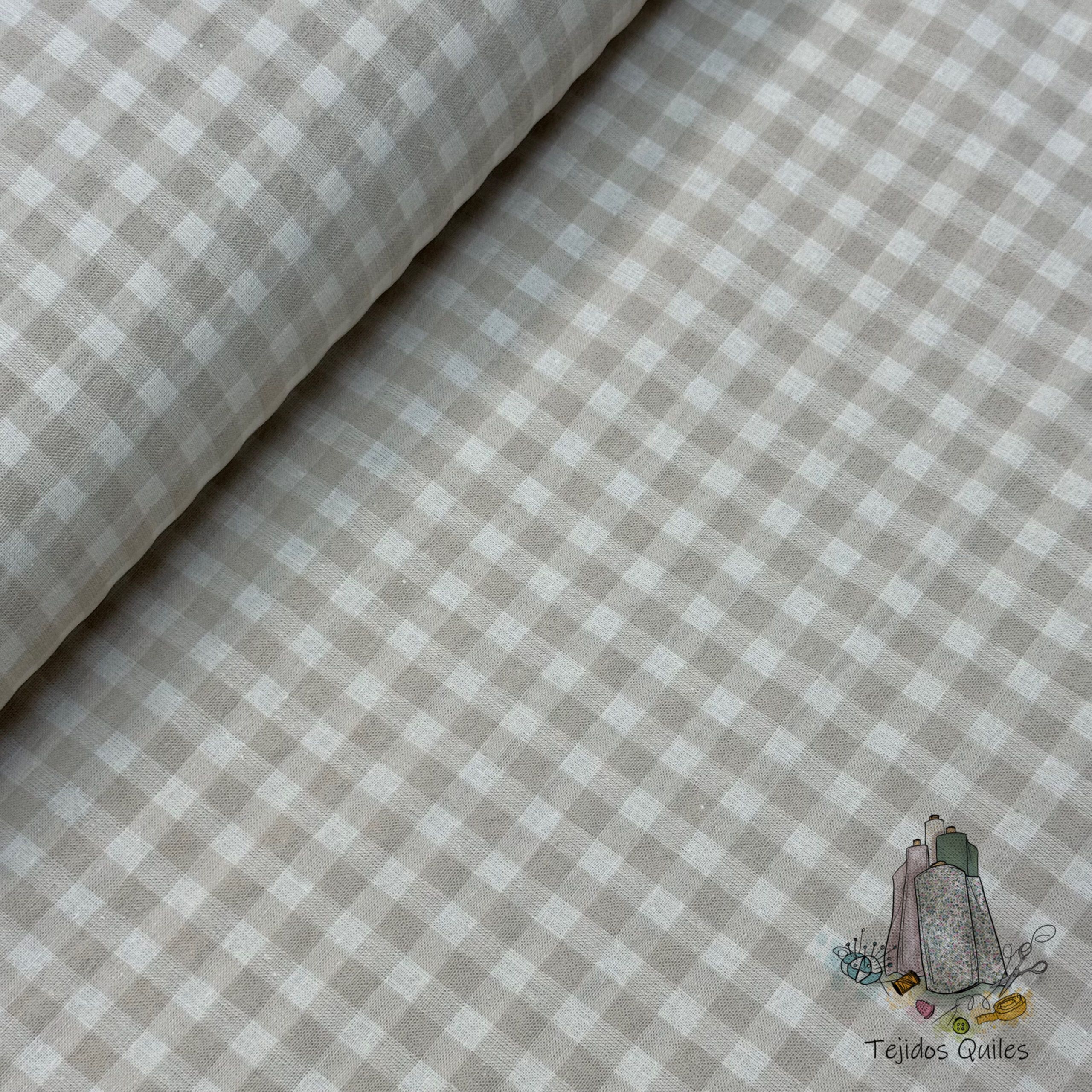 Vichy Seersucker Beig